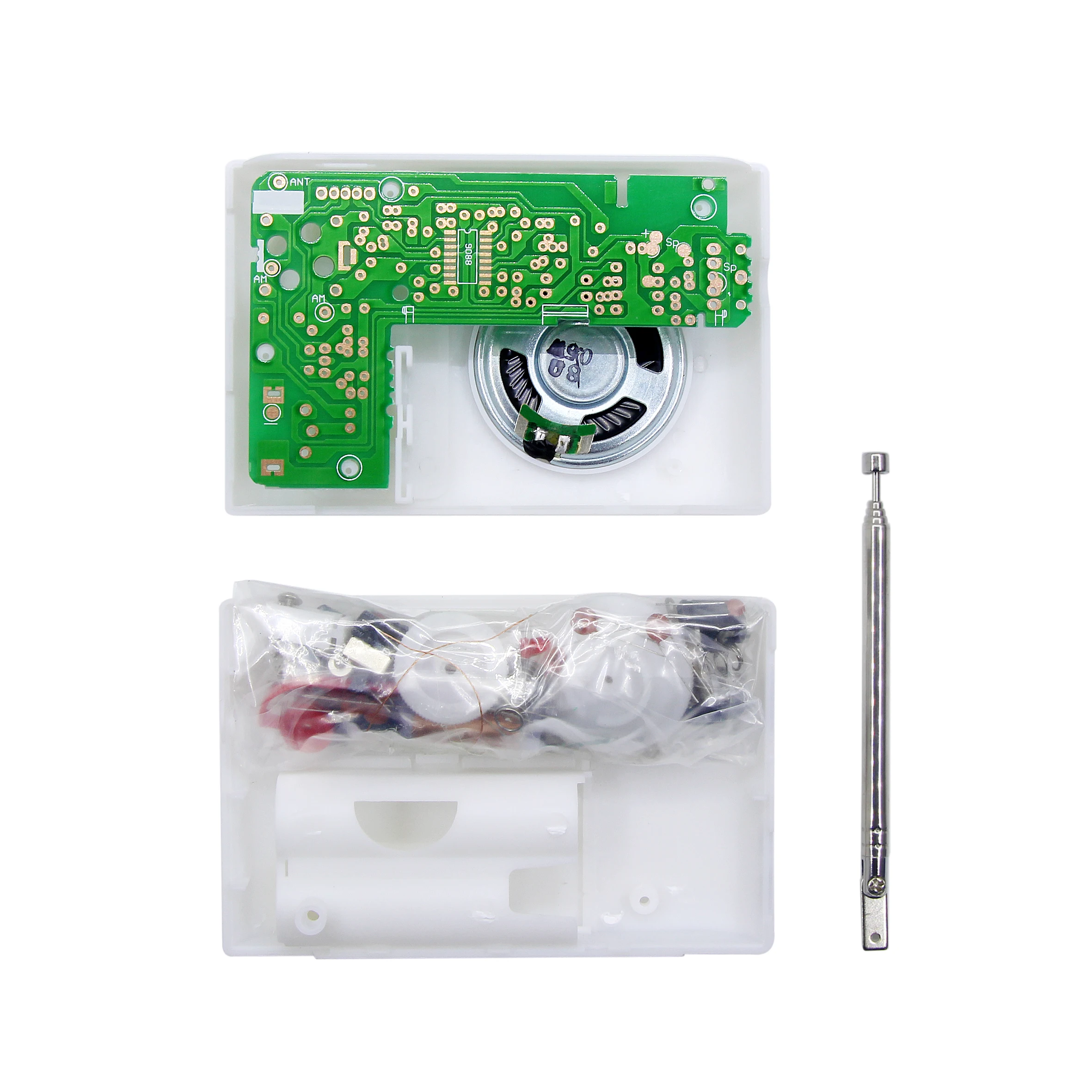 Smart Electronics HX108-2 CF210SP New 7 Tube AM Radio Electronic DIY Kit Electronic Learning Kit Set