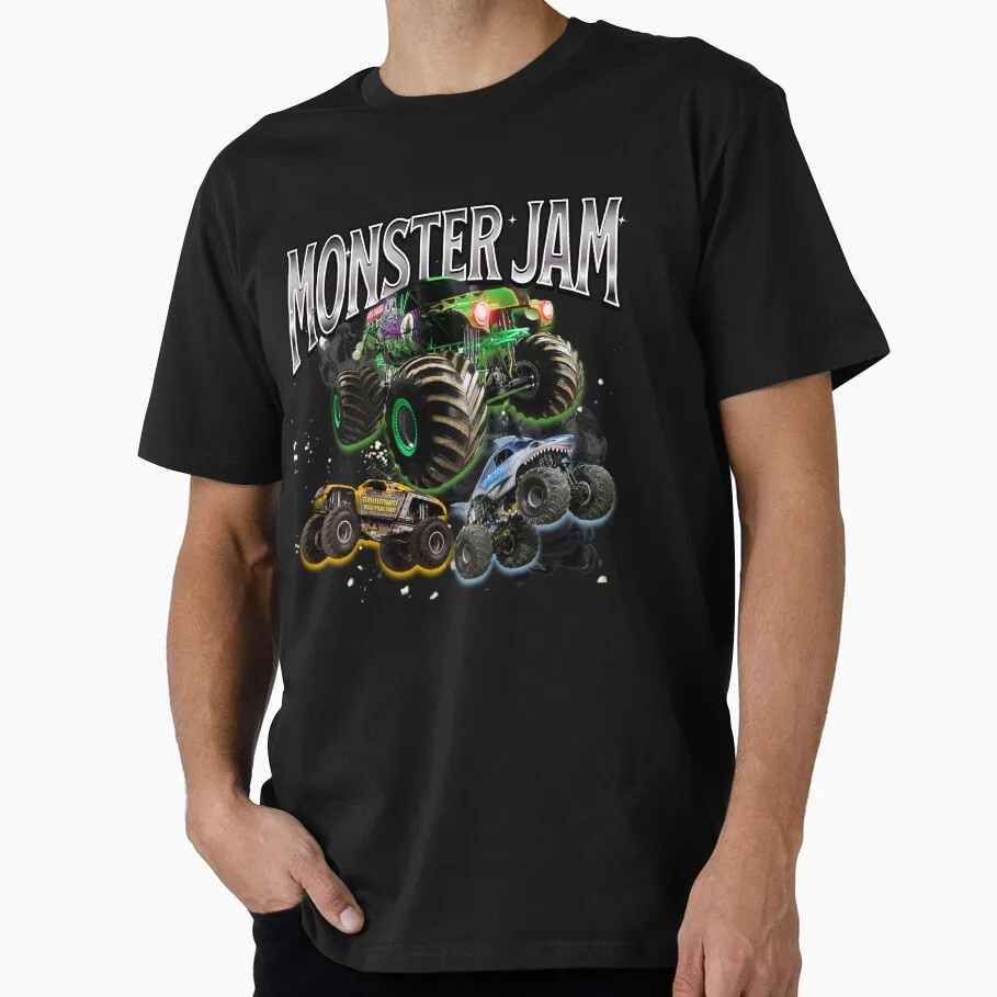 Monster Jam Trucks Grave Digger Rock Band T Shirt Vintage German Power Metal Graphic Print Tee Unisex Short Sleeve Heavy Metal