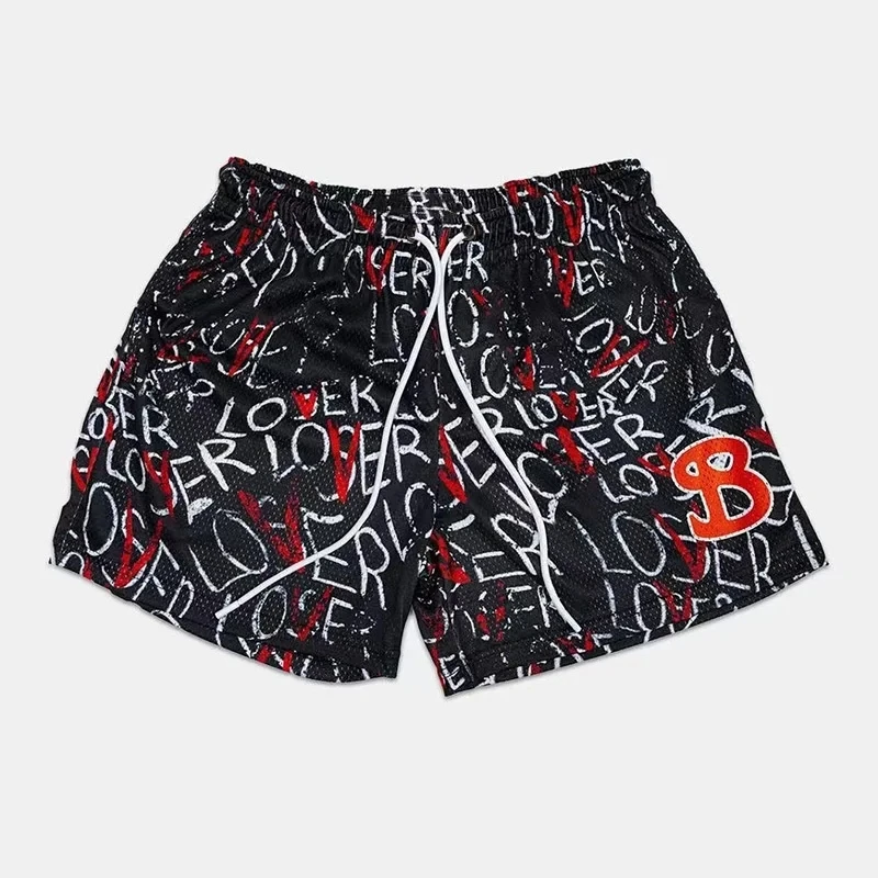 BUCKETSQUAD Summer Men Basketball Shorts Men\'s Mesh Sweatpants Gyms Loose Fitness shorts Quarter Knee Outdoor Sports shorts