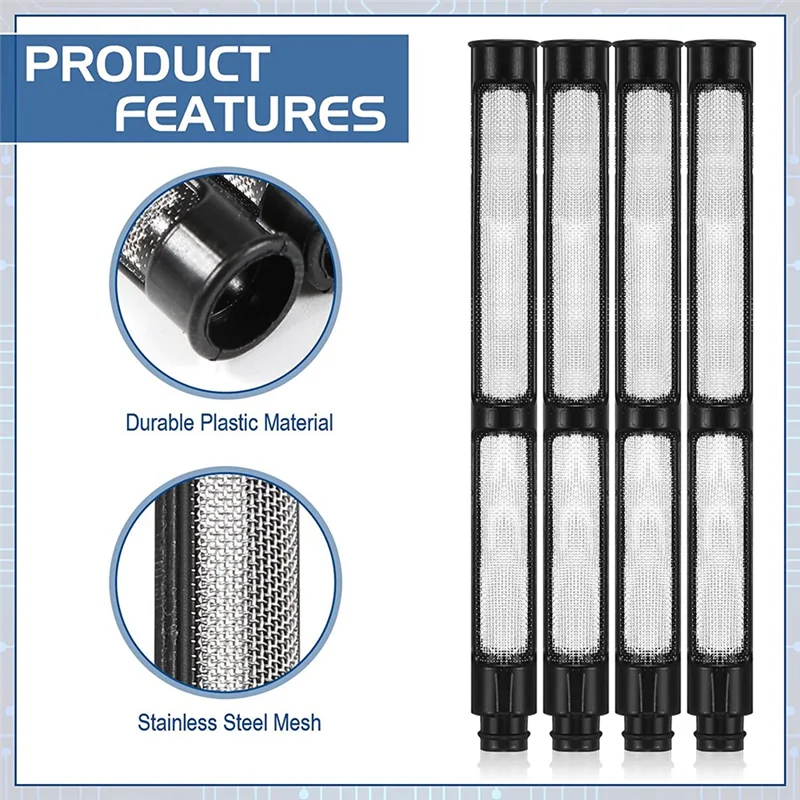 N84R 40 Stück Airless-Sprühfilter, Sprühfilter, Airless-Farbe, Ersatzzubehör