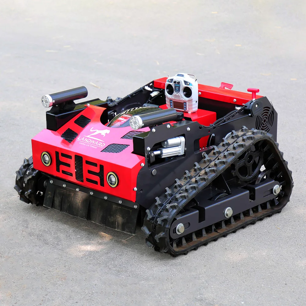 

Self-propelled robot lawn mower Land zero-turn crawler mini remote control lawn mower Smart garden lawn mower for sale