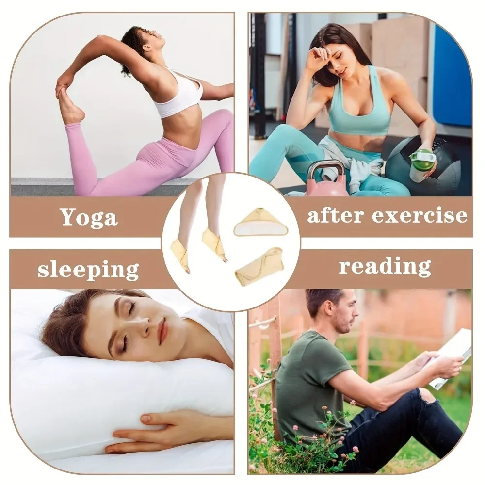 2 pçs óleo de rícino envoltório perna envoltórios versão atualizada elasticidade ajustável lavável reutilizável flanela protetores de pé à prova de vazamento