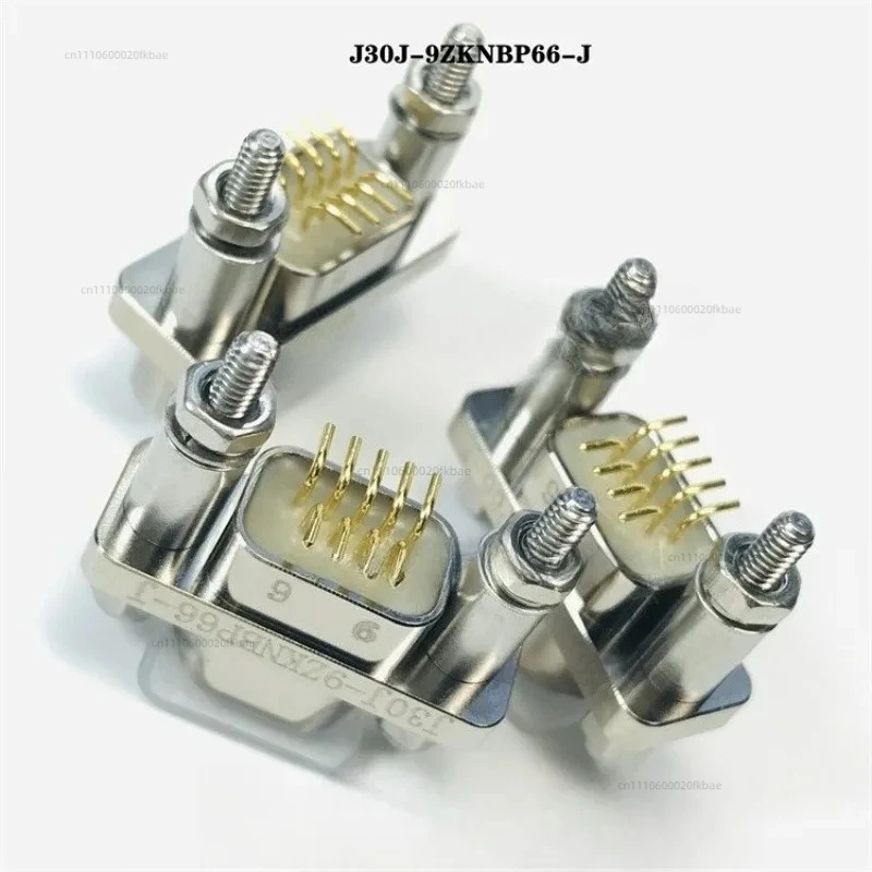 9-Core PCB Female Connector (J30J-9ZKN-J/J30J-9ZKNP5-J/J30J-9ZK) - Direct Insertion Type