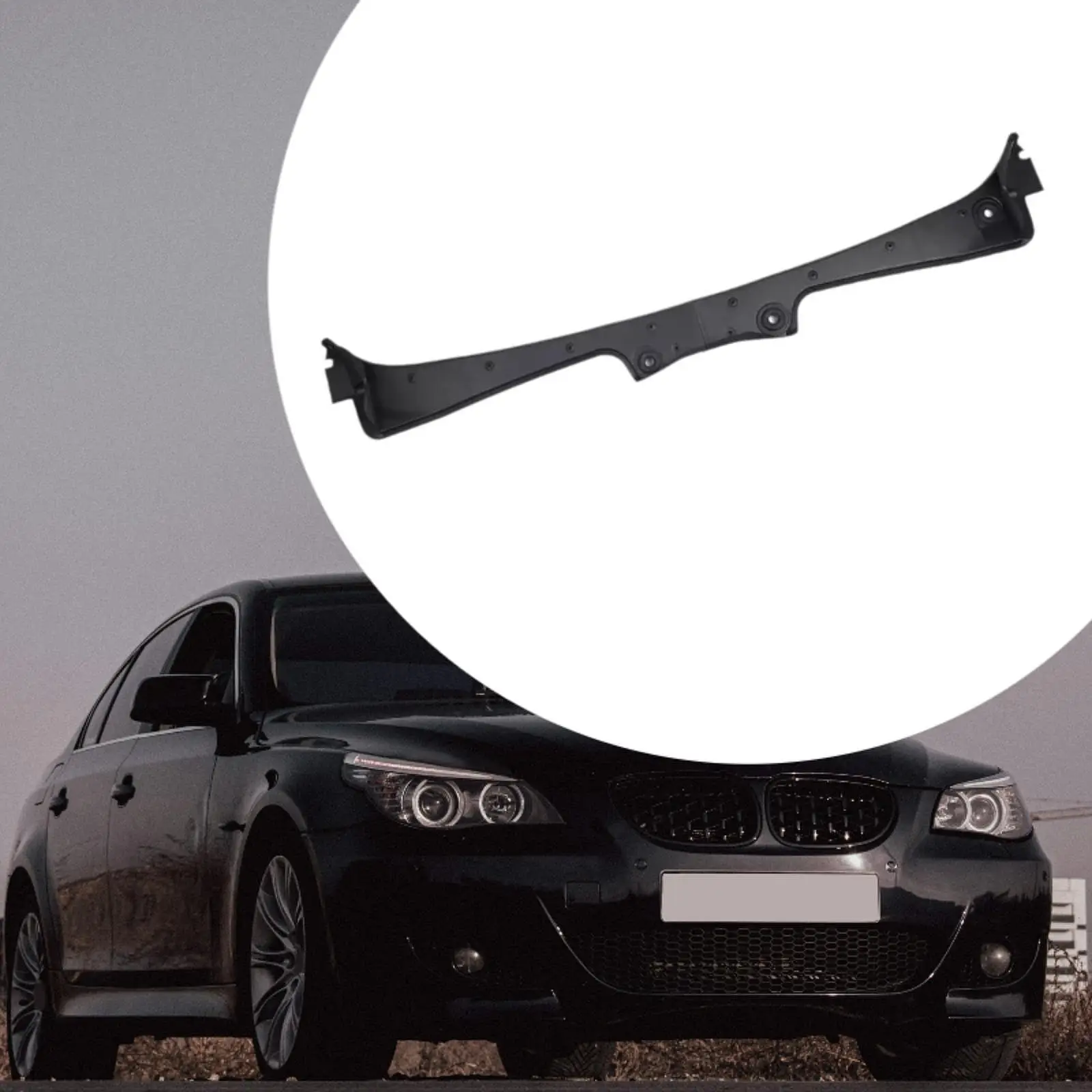 

Left Right Side Windshield Wiper Cowl Cover Trims Durable Front Panel Protection for BMW 5 Series E60 E61 2004-2007