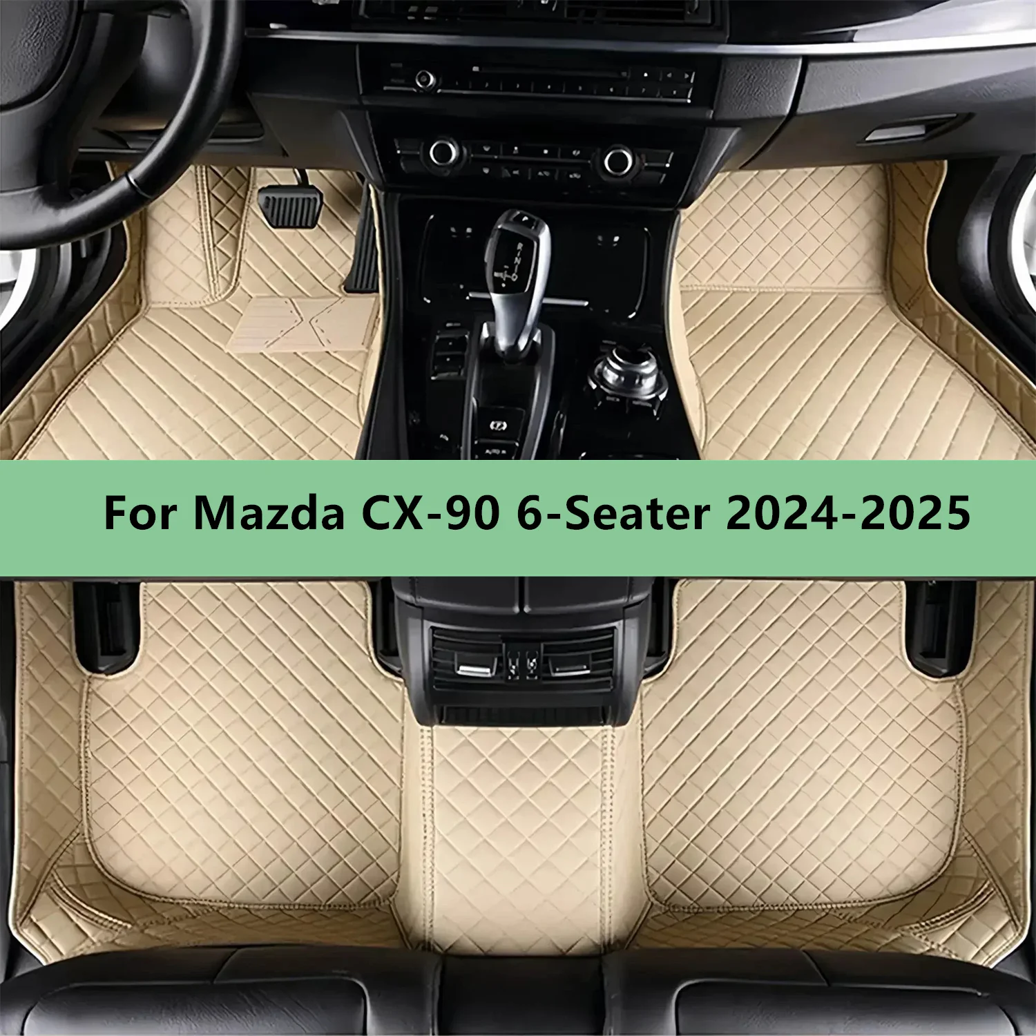 

Car Floor Mats For Mazda CX-90 6-Seater 2024-2025 Floor Mats for Men Women Car Interior Accessories