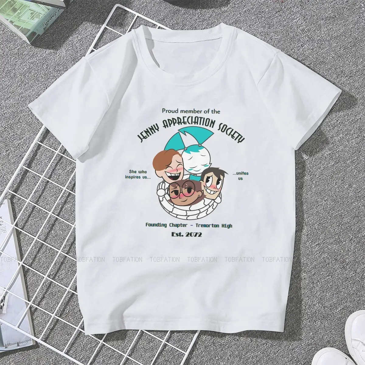 My Life as a Teenage Robot TShirt For Girls  Tees Style Lady T Shirt 4XL Soft Print Loose