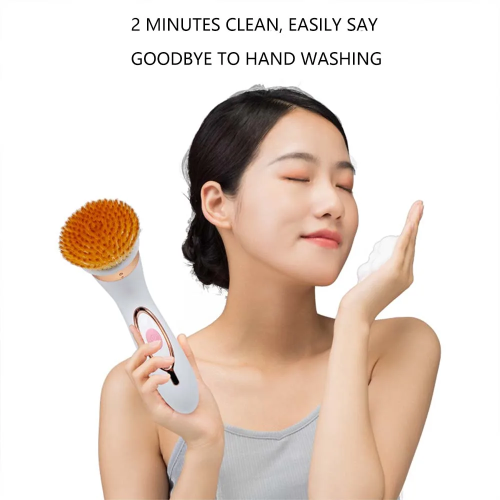 Face Cleansing Brush Wash Machine Spa Skin Care Massager Blackhead Cleaning Facial Cleanser Tools Electric Facial Cleaner