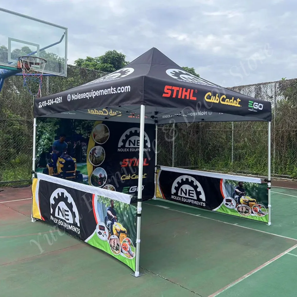 10x20 Custom Trade Show Tent Waterproof Nylon Printed Outdoor Folding Pop up Canopy Tent