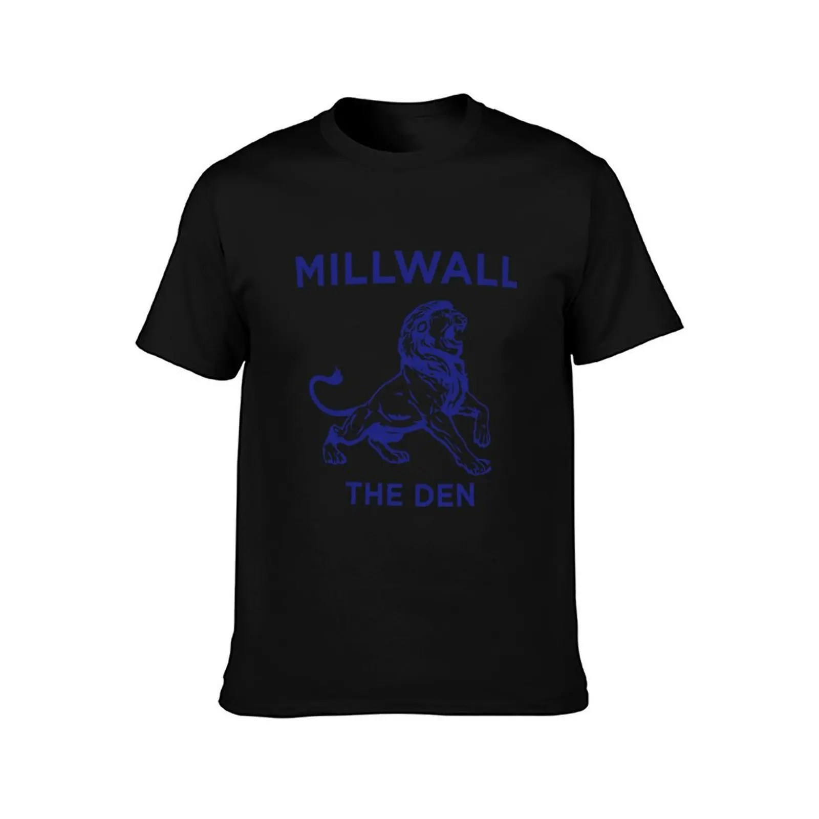 Millwall the Den T-Shirt, Summer Casual Cotton Tee, Oversized Streetwear Tops, Vintage Graphic Print, Loose Fit Short Sleeve