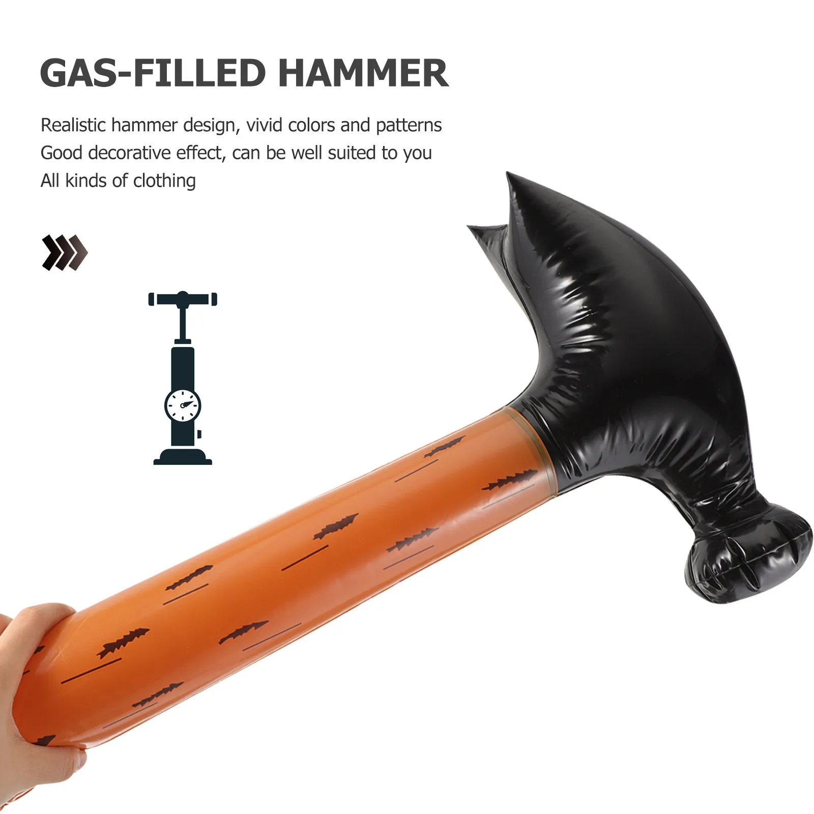 2pcs Inflatable Hammer Toy for Kids – Pool Party Favors, Cosplay Props, Birthday Gifts & Party Decor