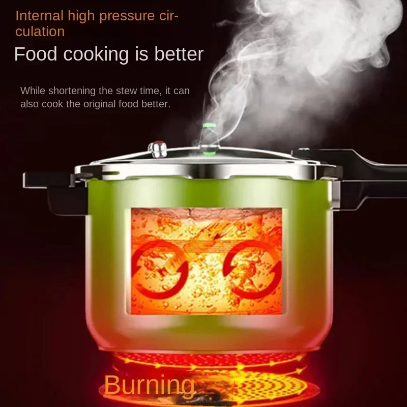 

Thick Large Capacity Kitchenw Household 304 Stainless Steel Gas Induction Cooker Universal Explosion-proof Pressure Cooker