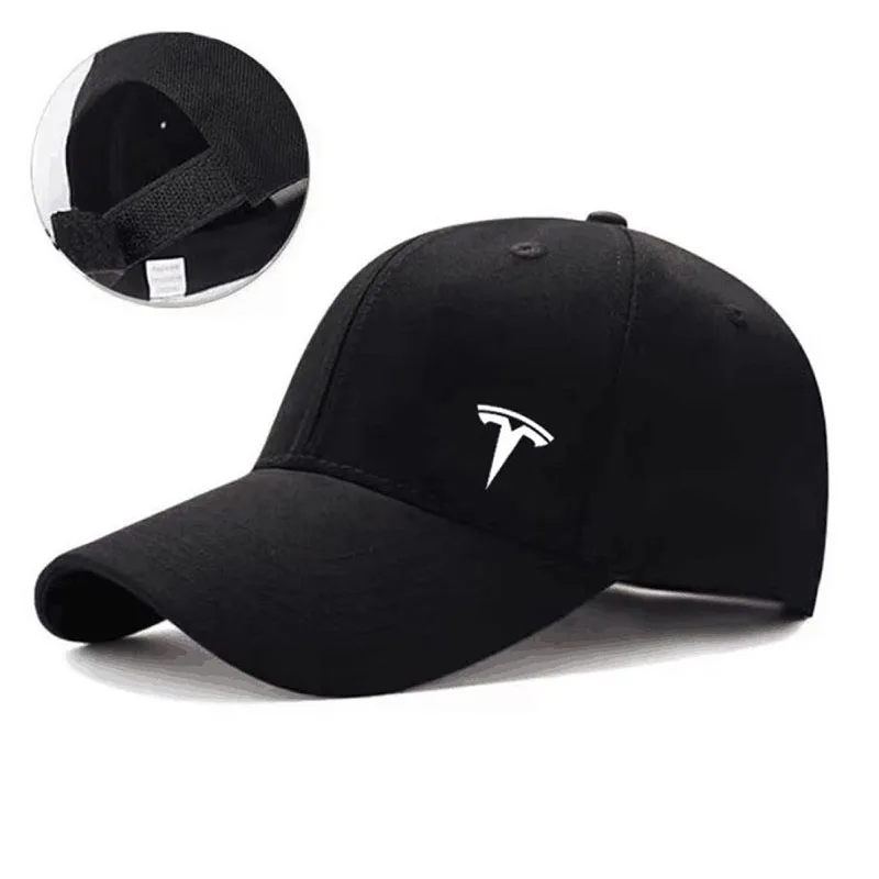 

Car Logo Casual Hats Sunscreen Hat Outdoor Cap For Tesla Model 3 Model Y Model X Model S Roadster SpaceX Car Logo Car Sticker