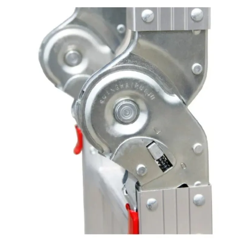 Échelle pliante multi-en-un en aluminium, robuste, légère, multi-positions pour échafaudage, extension, escabeau