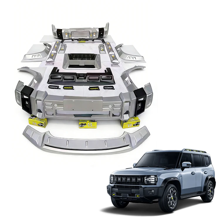 Body Kits for Jetour T2 PP Plastic Rear Front Bumper Lip Front Shovel Rear Bumper Lip Spoiler Car Exterior Accessories