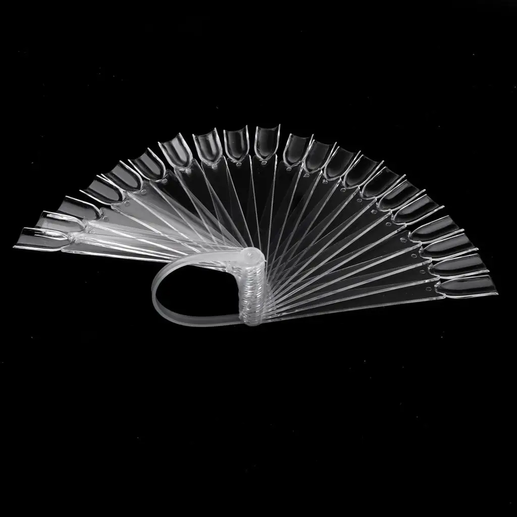 2-6 stuks 24 stuks Pro Nails Tips Nagellak Kleur Valse Nagel Display Grafiek