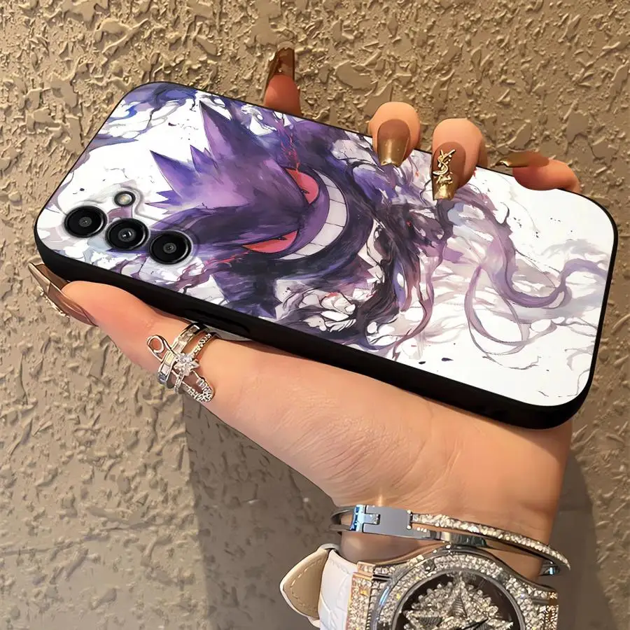 Funda trasera suave de Anime Pokemon g-gengar para Samsung Galaxy A22 A23 A12 A13 A16 A21s A72 A73 A14 A15 A33 A34 A51 A52