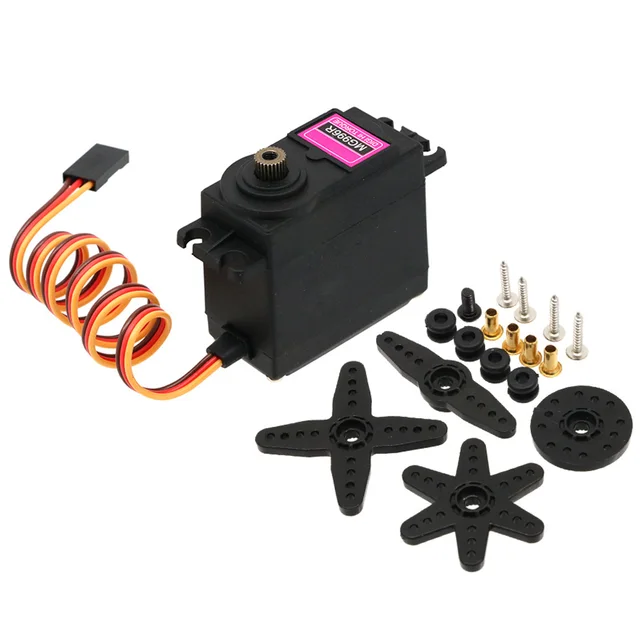 Cyfrowe serwo o wysokim momencie obrotowym MG996R 4,8-6,0 V z metalową przekładnią do Futaba JR 1/8 1/10 RC Car Helicopter Robot Boat Arduino UNO DIY