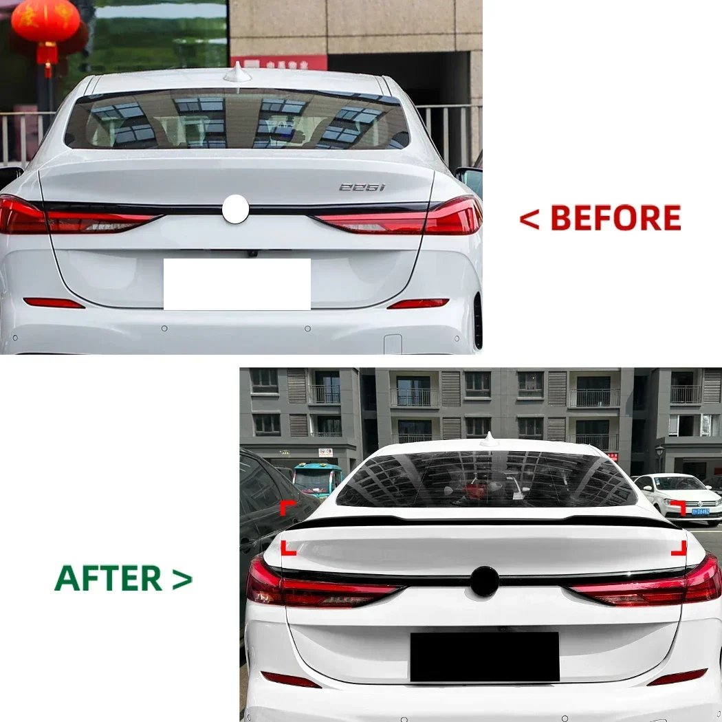 Rear Roof Lip Spoiler for BMW 2 Series F44 Gran Coupe 2020+ M4 Car Tail Wings Fixed Wind Spoiler Tail Fin Decoration Accessories