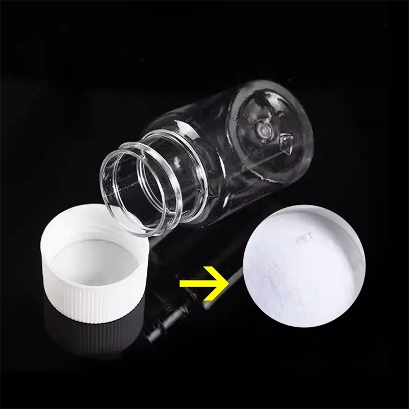 Transparent pet bottle sub-bottle plastic bottle with lid sample bottle small medicine bottle packaging bottle small empty bottl