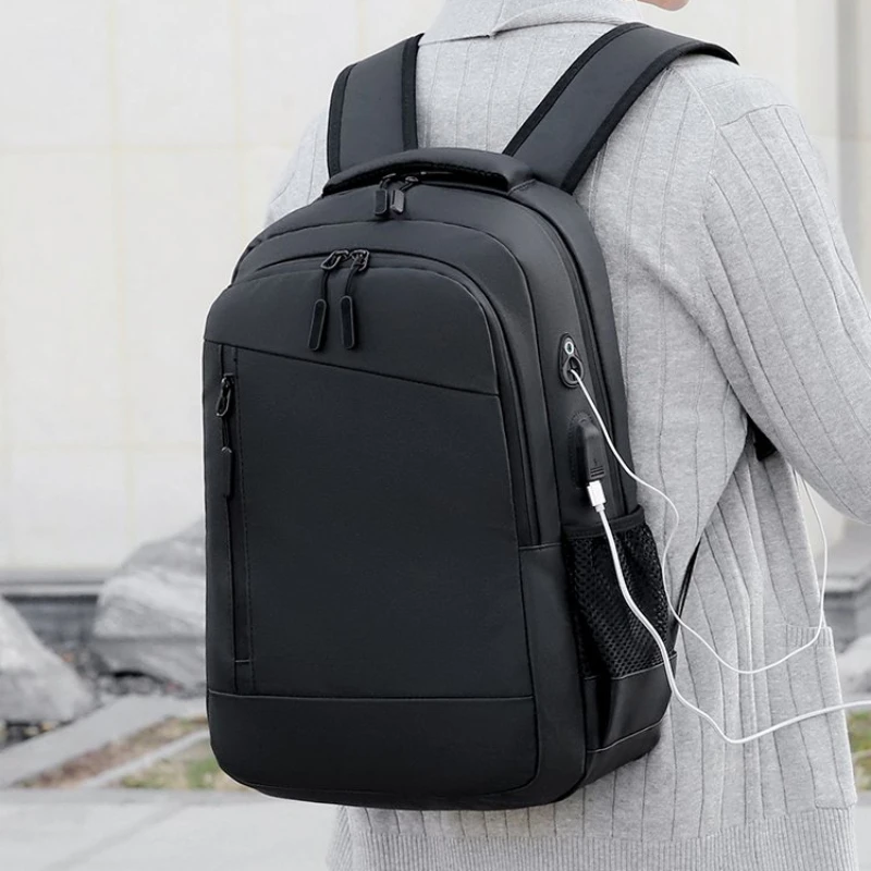 Men's Business Laptop Backpack，Large Capacity Travel Backpack，Simple High Quality Men's Commuter Backpack，Men's Outdoor Backpack