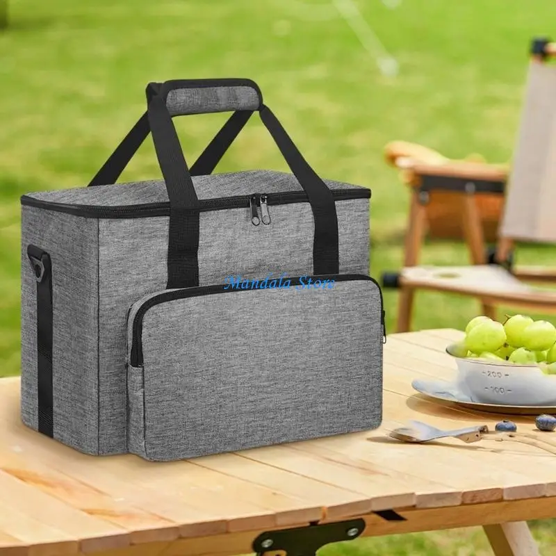 حقيبة تخزين واقية لمحطة الطاقة الخارجية U2JC مع جيب مزدوج بسحاب وتصميم مقاوم للماء لمولد الطاقة الشمسية