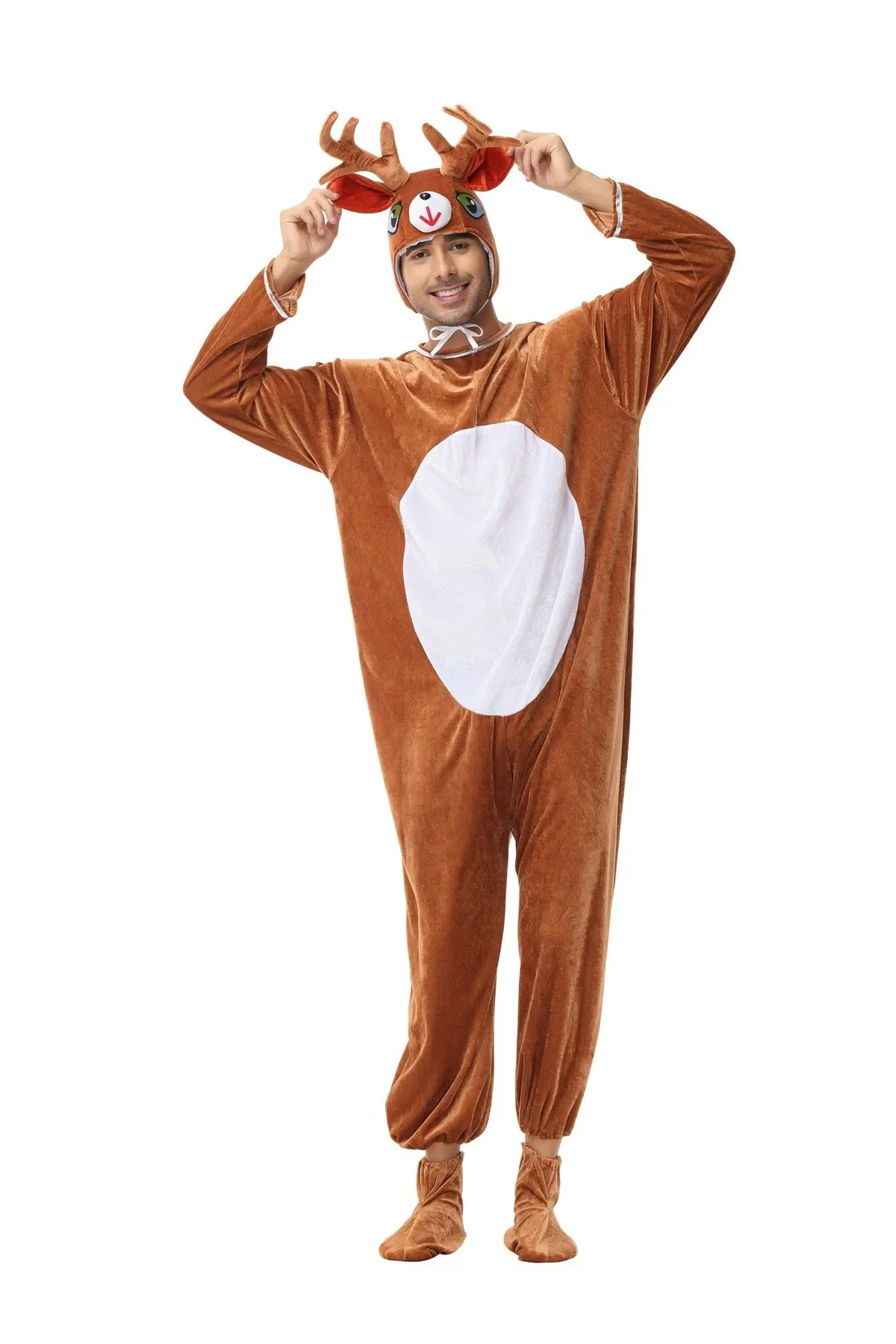 

Children's Amusement Park Cosplay Elk Onesie Animal Doll Costume for Show