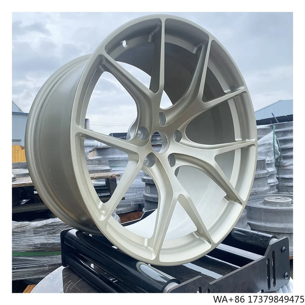 

Monoblock Wheels Custom Champagne Gold Color 20 21 22 24 Inch 5x112 5x114.3 Aluminum Alloy Forged Rims for Racing Car