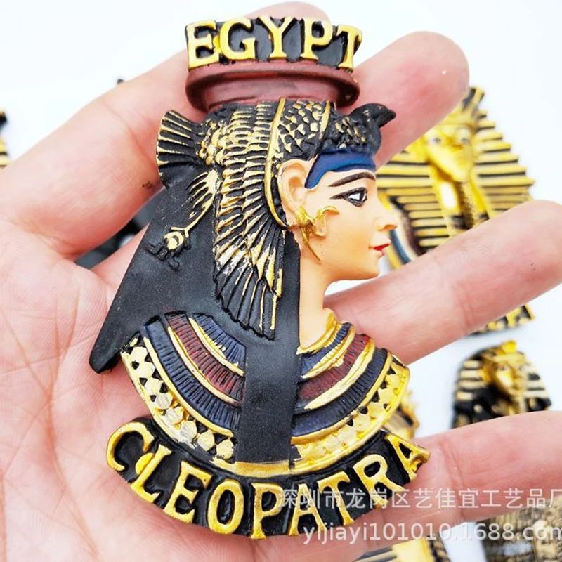 Ancient Egypt Magnetic Force Refrigerator Magnet 3d Resin Pharaoh Cleopatra Mummy Anubis Gift Museum Souvenir Decoration