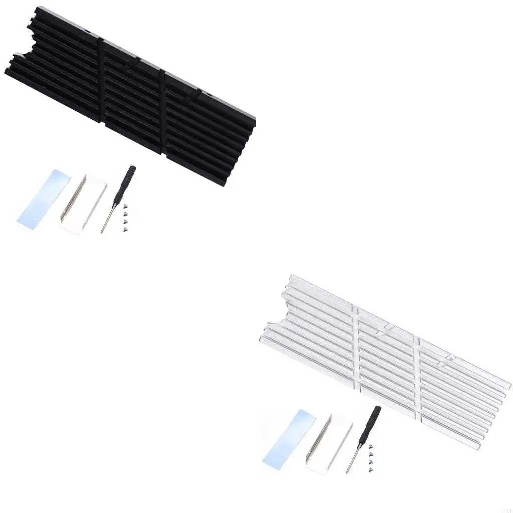 

C90F модернизации M.2 nvme Coolers Алюминиевый конструкция охлаждающий охлаждающий слой термолевочный охлаждающий радиатор для
