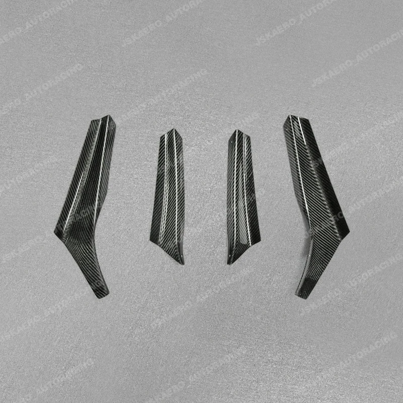 

For BMW 95-99 E36 M3 Carbon Fiber Front Bumper Canards Splitter Trim Bodykits