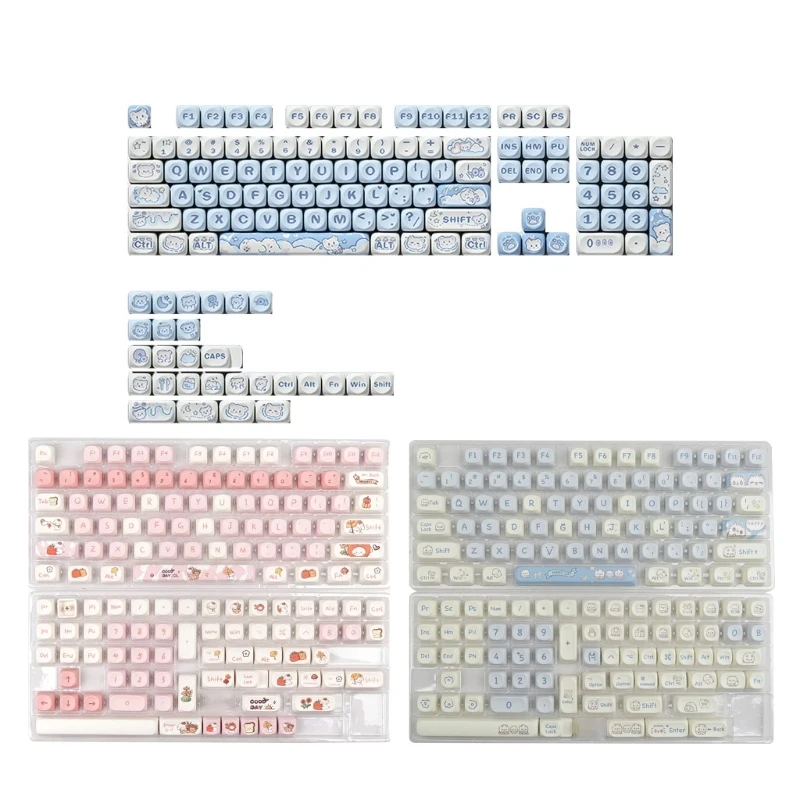 

Mechanical Keyboards Enthusiasts 144Key PBT Keycap Set in MOA Keycaps