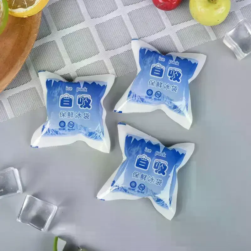/PFU/Gel Ice Bag Automatic Water Absorption Insulated Ice Pack Pain Cold Compress Cooling Bag Food Keep Fresh Ice Pack Reusable