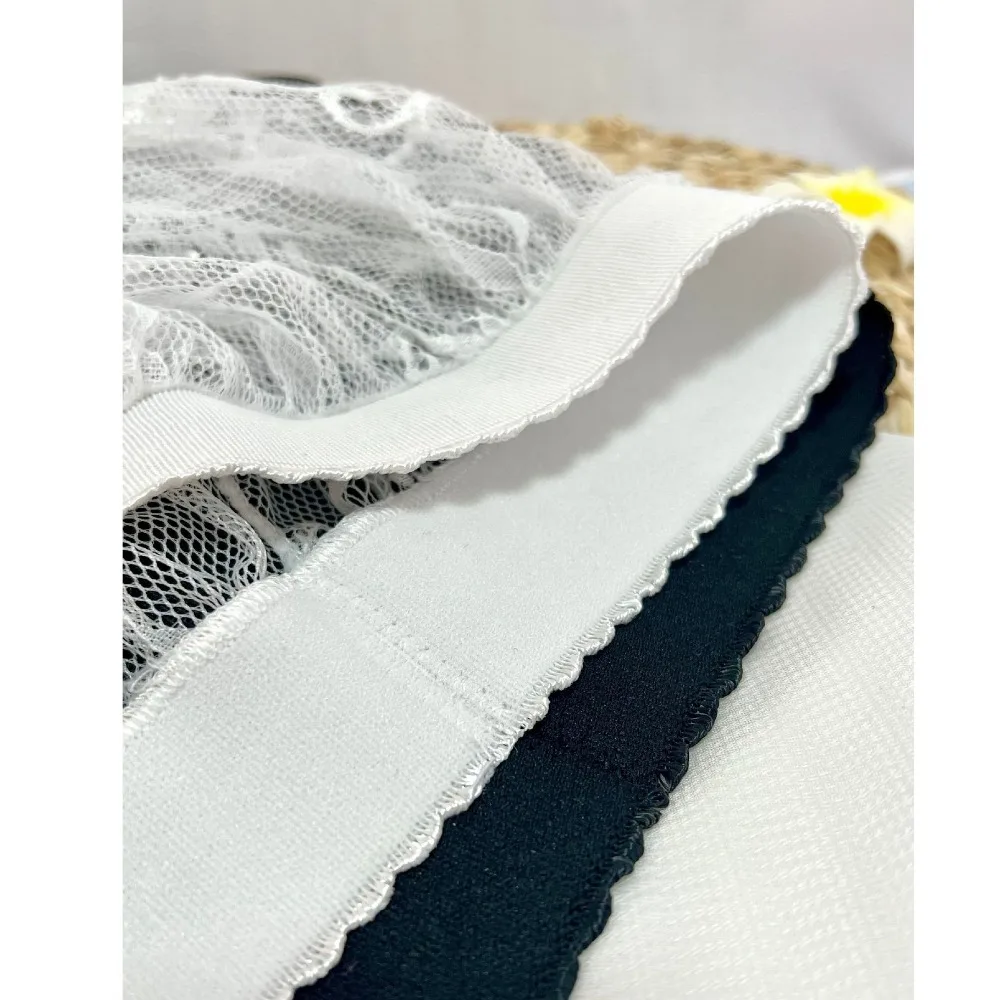 แฟชั่นโปร่งใสเซ็กซี่ลูกไม้ตาข่ายกระโปรง 2 ความยาวลูกไม้ยาวกระโปรง Tulle Elegant Elastic High เอว Tulle กระโปรงมินิสุภาพสตรี