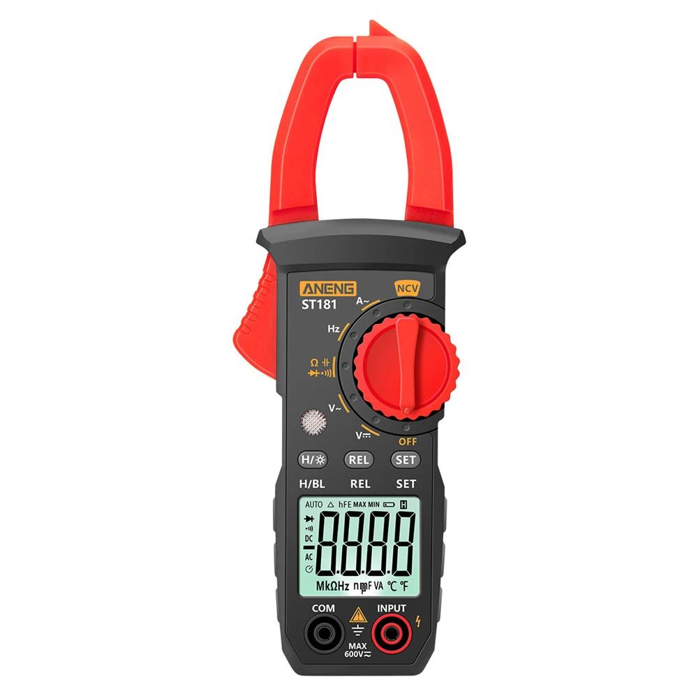 |NEWAA73|ST181 Digital Clamp Meter DC/AC Current 4000 Counts Multimeter Ammeter Voltage Tester Car Amp Hz Capacitance