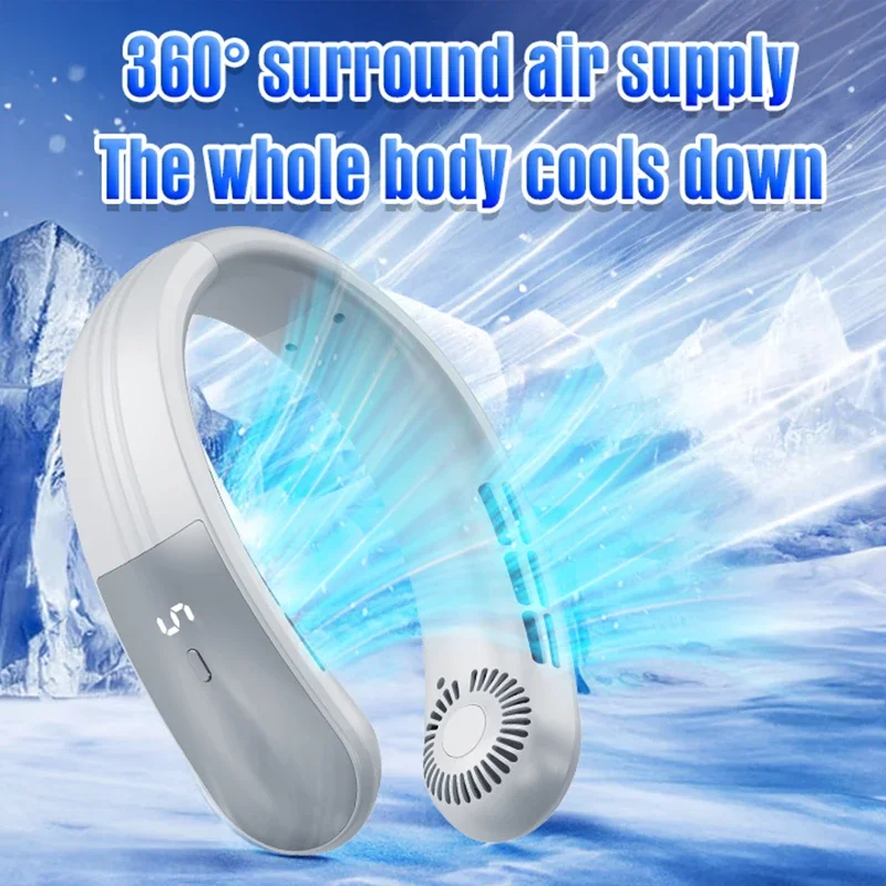 

Персональный шейный вентилятор JKUOO 2025 — складной, перезаряжаемый через USB, тихий, 3 скорости для офиса/тренажерного зала/на открытом воздухе — летняя распродажа, быстрая доставка