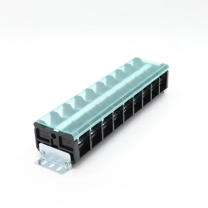 1PCS DRTB-150A High Power Fixed Terminal Block Of Guide Rail Line Linker Of Frequency Converter Distribution Box 150A/600V 50MM²