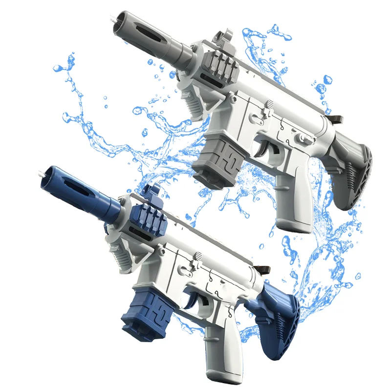 

Water Gun M416 Manual Continuous Version Spray Gun Children Adult Outdoor Swimming Pool Beach Outdoo Toy for Kids Boys Girls