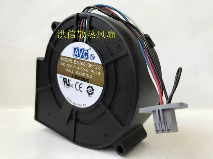 Free shipping original AVC 9733 BA10033B12G 12V 4.50A high airflow violent turbine blower fan