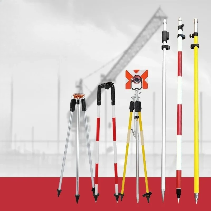 

Total station tripod bracket prism rod accessories