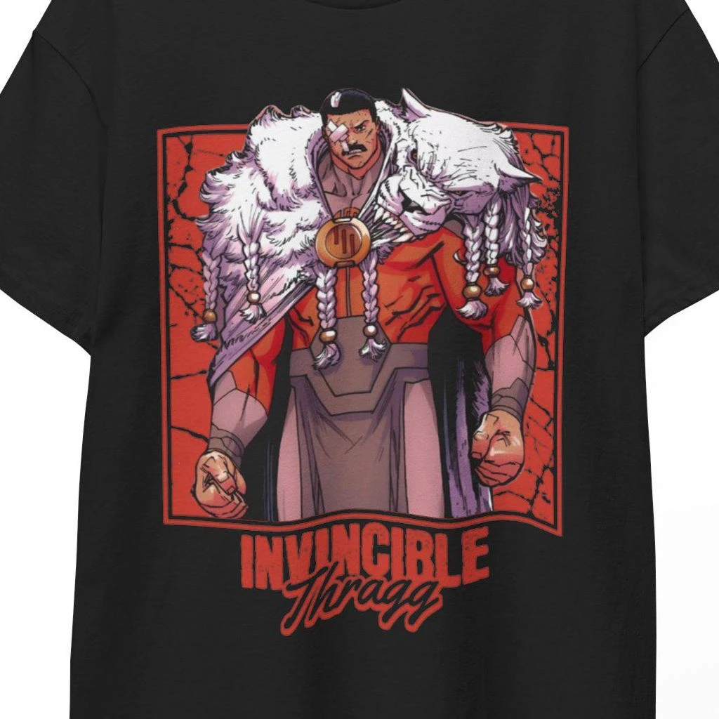 Grand Regent Thragg - Camiseta Gráfica Invencível 2026 Nova Coleção Verão Masculina e Feminina de Algodão Manga Curta Moda