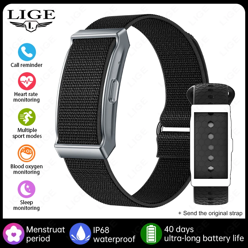 

2026 No Screen Smart Watch Men Sports Fitness Tracker Heart Rate HRV Monitor Women Smart Bracelet Call Reminder For Android iOS
