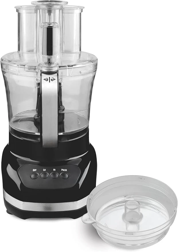 

HAOYUNMA Big Mouth Duo Plus 12 Cup Food Processor & Vegetable Chopper with Additional Mini 4 Cup Bowl