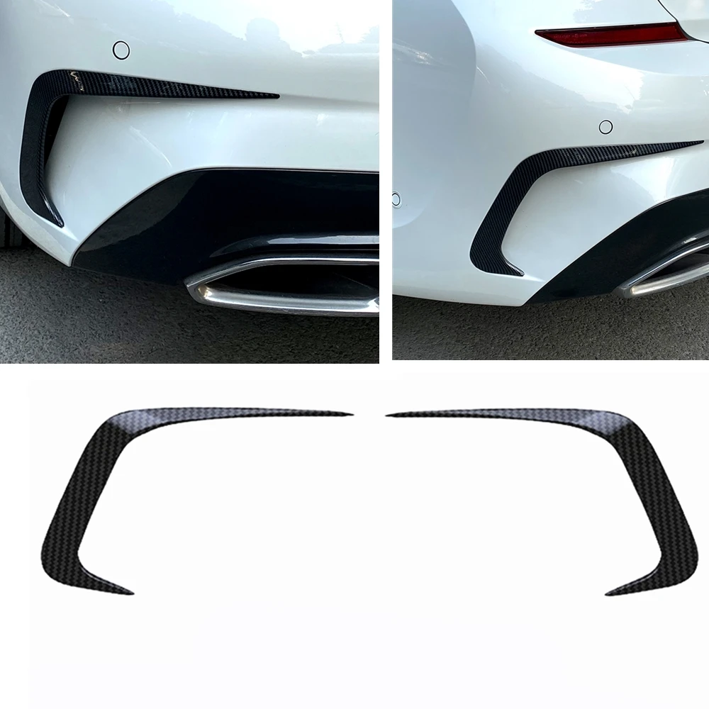 

Rear Bumper Side Air Vent Trim For BMW 3 Series G20 G28 2019-2023+ 318i 320i 325i 330i M Sport Boot Canard Spoiler Splitter Kit