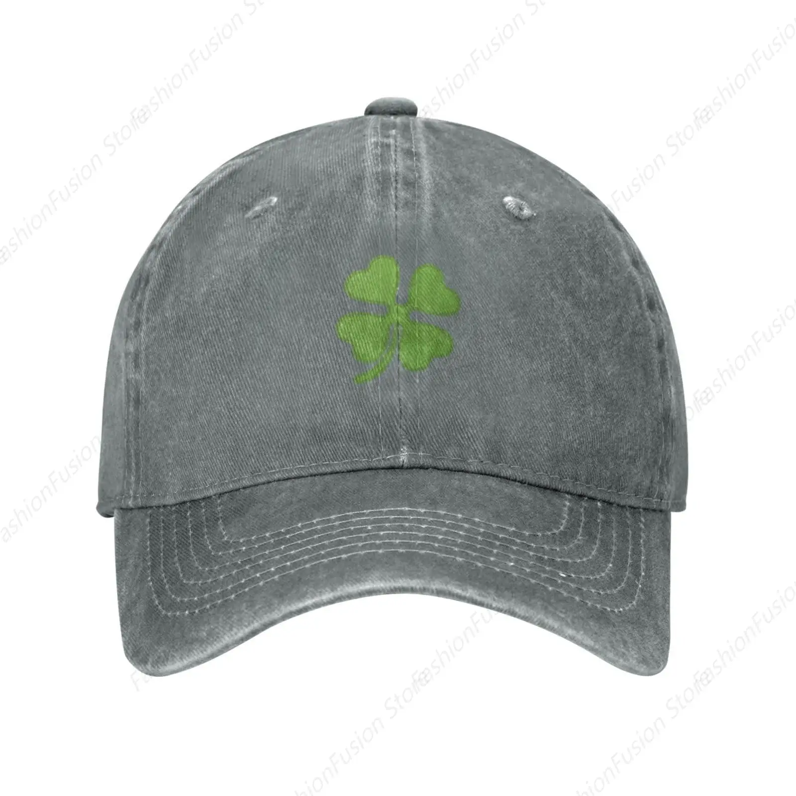 

Soft Cotton Dad Hat Rare Four Leaf Clover Symbol of Luck Wealth Fame Health Baseball Cap Unisex Headwear Ball Caps