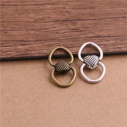 16PCS 13*25mm Metal Alloy Vintage Love Jewelry Connectors For Diy Handmade Jewelry Bracelet Charms Making