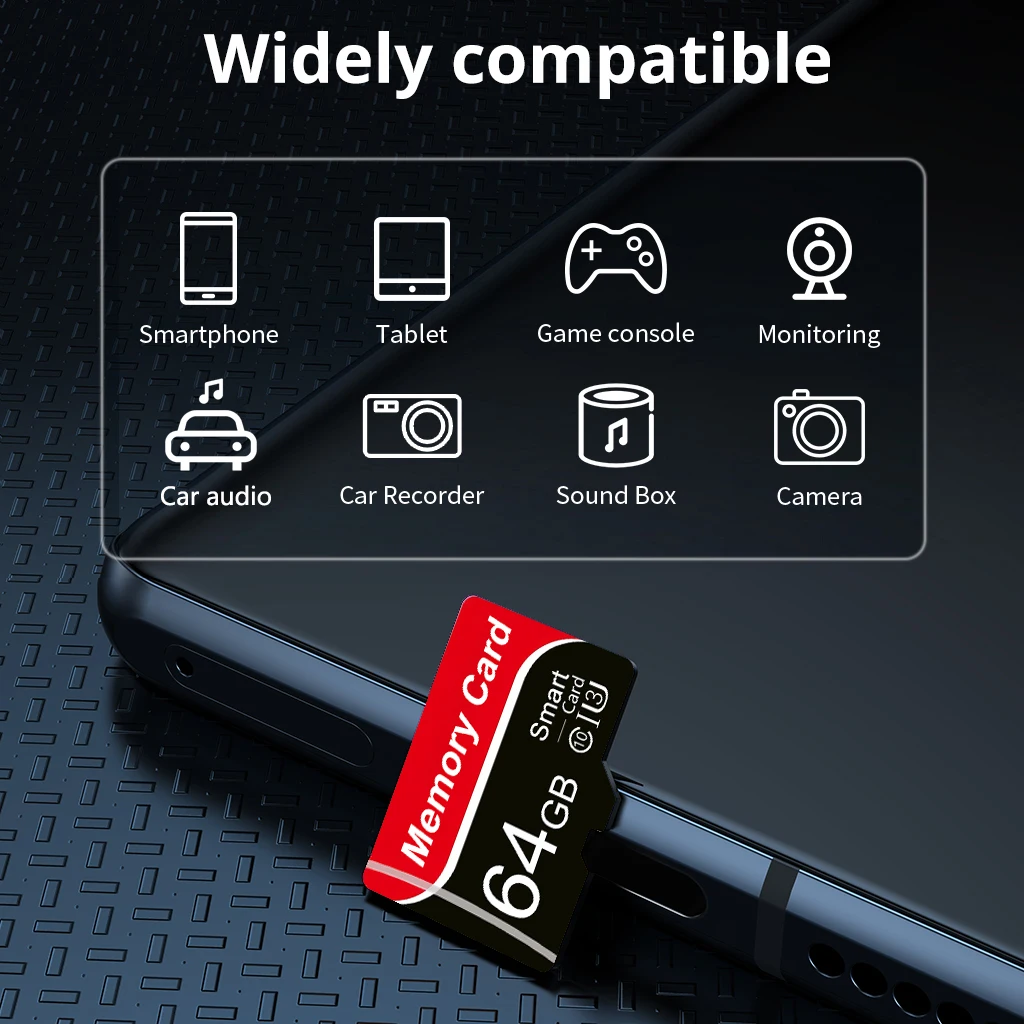 Micro-Speicherkarte 128GB 32GB 64GB 32GB 16GB 8GB 4GB 2GB 1GB TF-Karte SD/TF-Flashkarte 32 64 128GB Klasse 10 Speicherkarte für Telefon – Detail 3