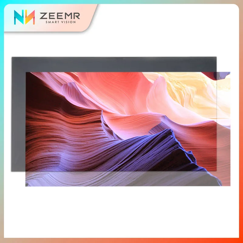 ZEEMR Projector Screen 100 inch Anti-light Screen Home Set Display Projection Theater Office 16:9 HD for Bedroom Accessories