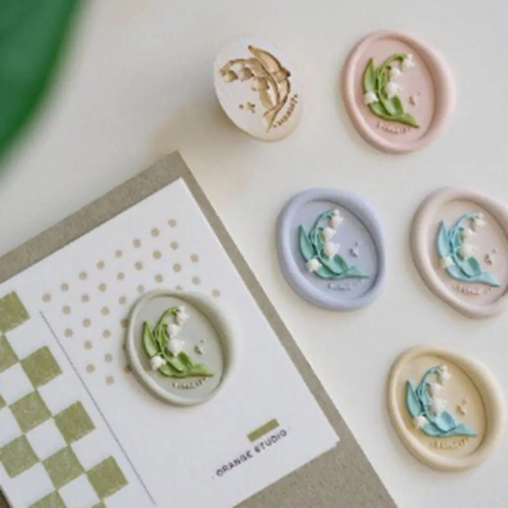 

Replace Head Rose Embossed Sealing Wax Stamp DIY Tool Antique Metal Vintage Sakura Wax Seal Stamp Leaf Flowers