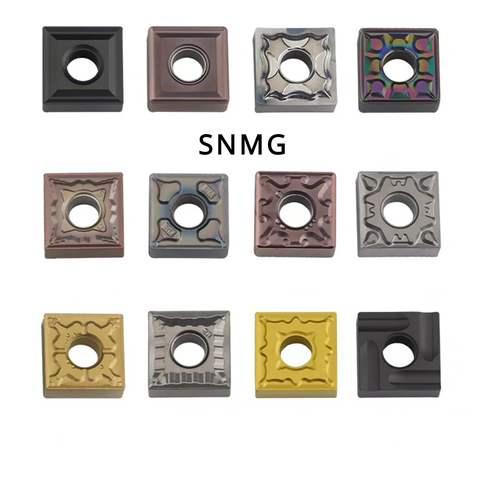 1/10pcs SNMG Carbide Turning Tool Inserts Lathe for Stainless Steel Cast Iron CNC SNMG120408 SNMG120404 SNMG120412 SNMG120412