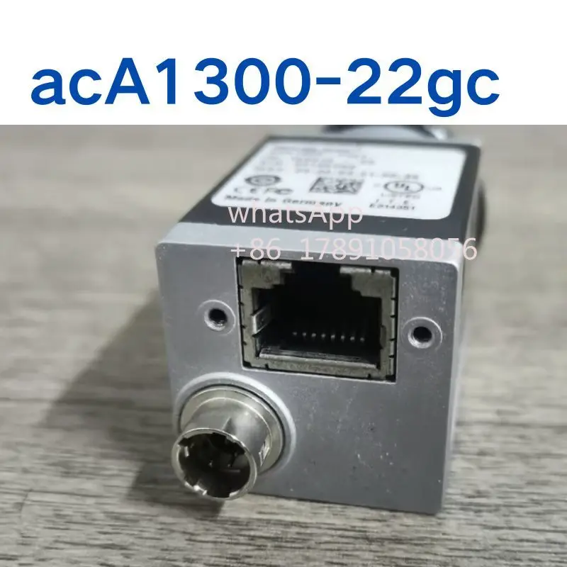 Teste de câmera industrial colorida AcA1300-22gc usada Ok Transporte rápido